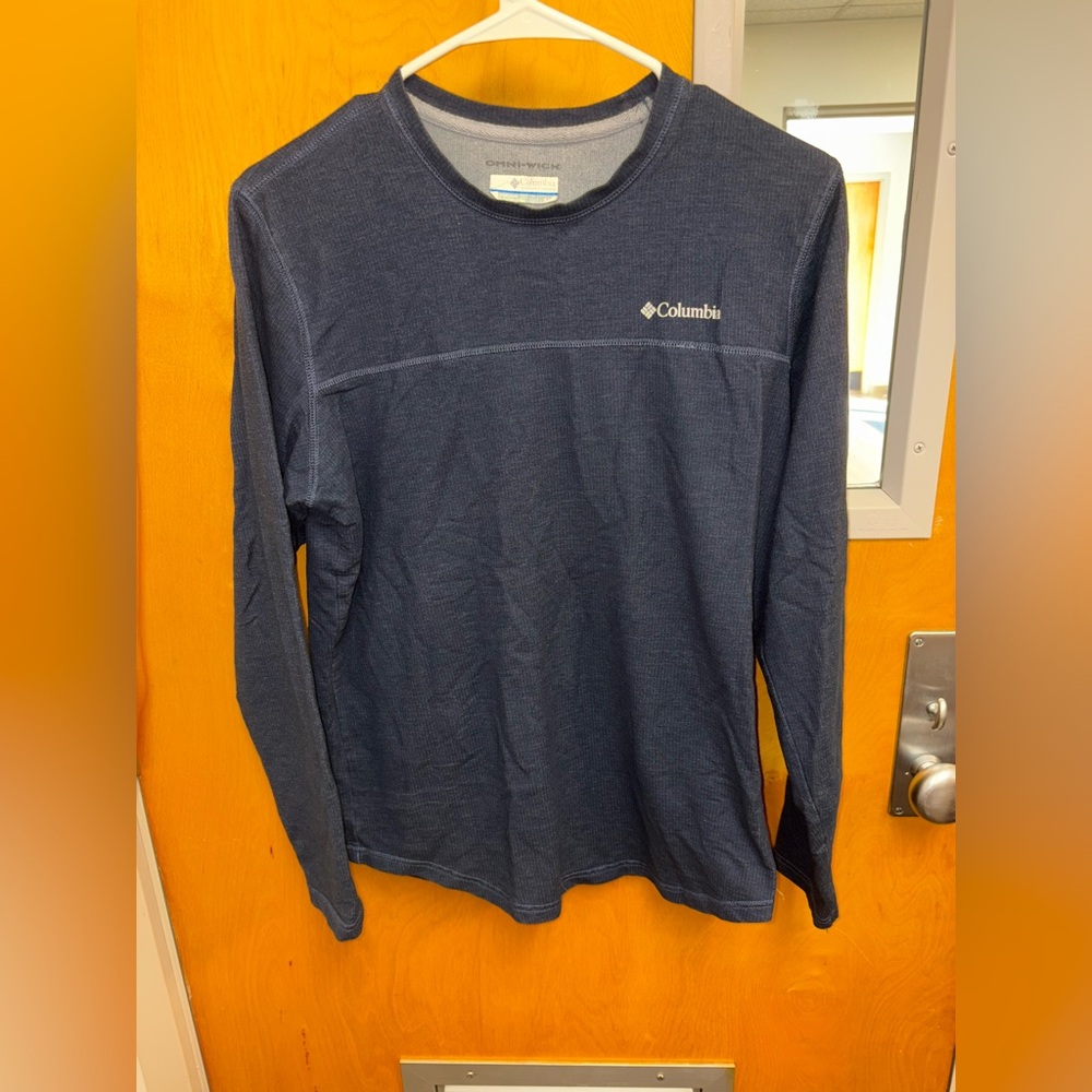 Columbia Men's Dark Blue Long Sleeve Tee